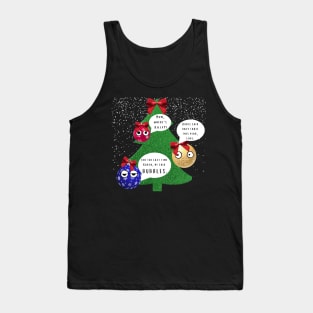 Christmas Baubles / Bubbles - Be In My Christmas Bubble Tank Top